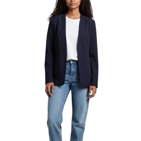 J. CREW 365 Going-Out Blazer Structured Open Minimalist Jacket - Picture 1 of 17